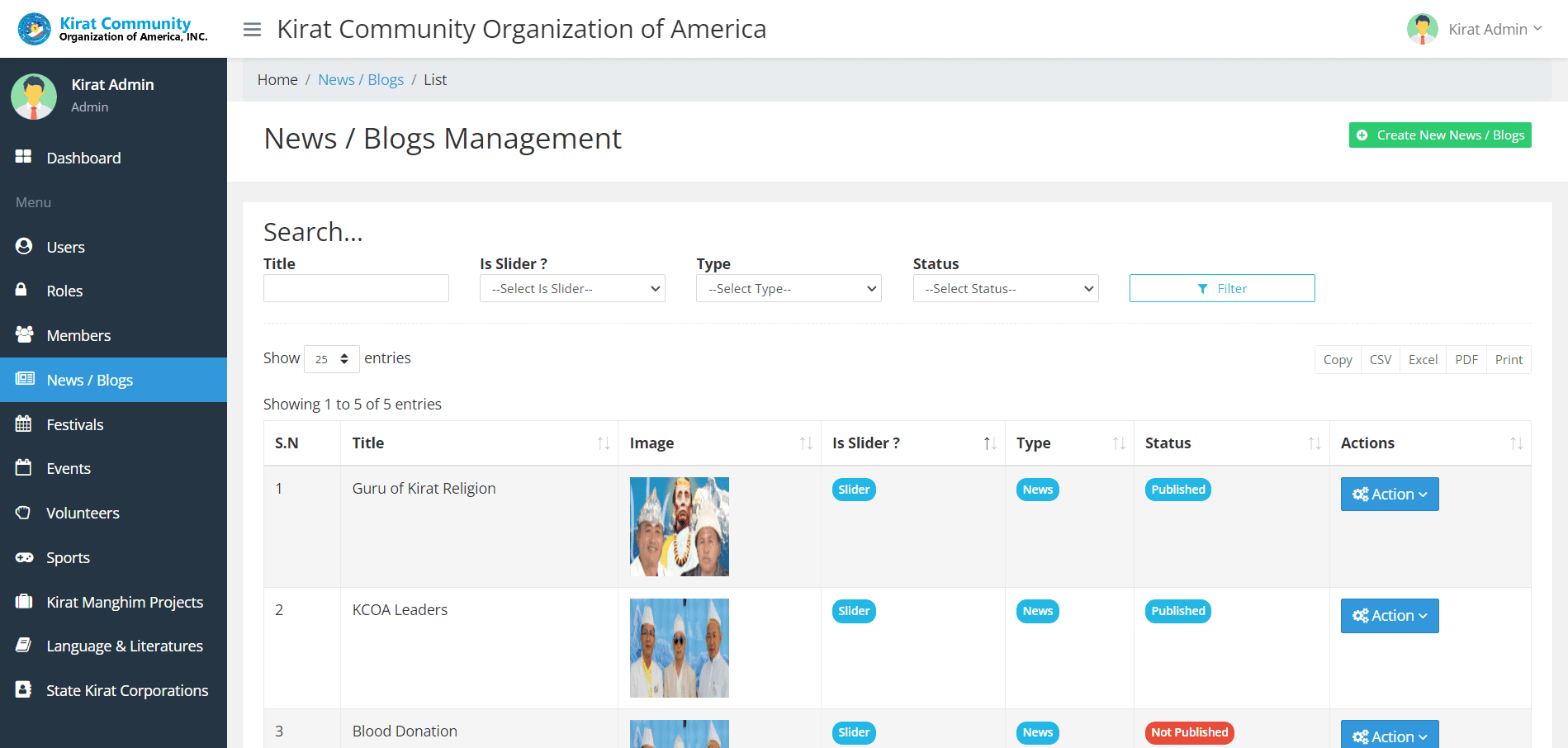 Kirat Community Organization of America (KCOA)